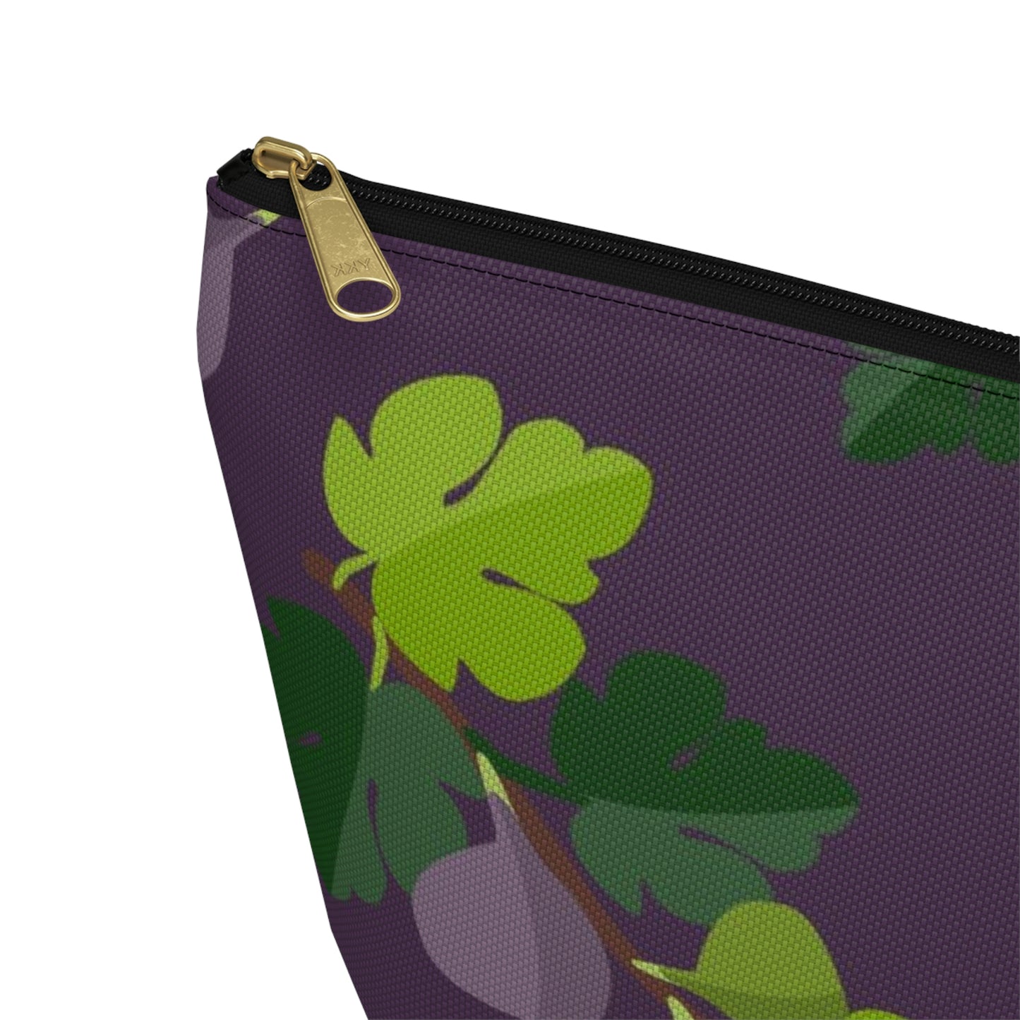 Big Bottom Zipper Pouch - Figs