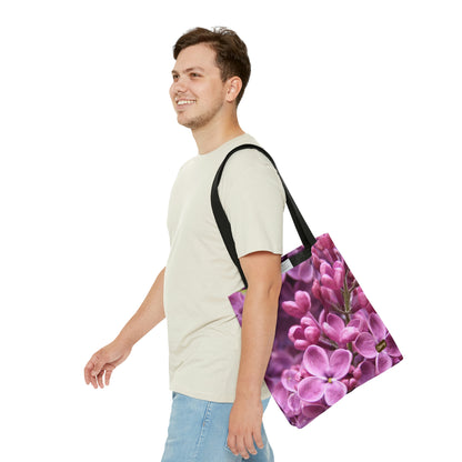 Lightweight Tote Bag - Lilacs in Bloom