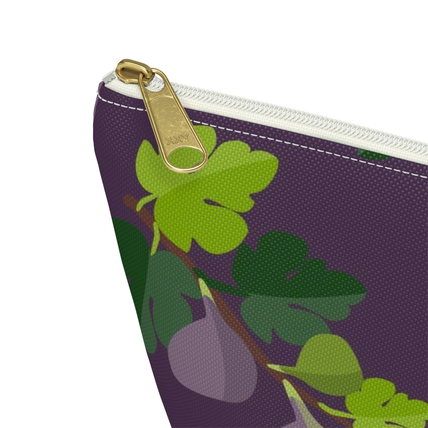 Big Bottom Zipper Pouch - Figs