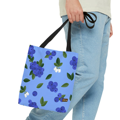 Lightweight Tote Bag - Blueberries