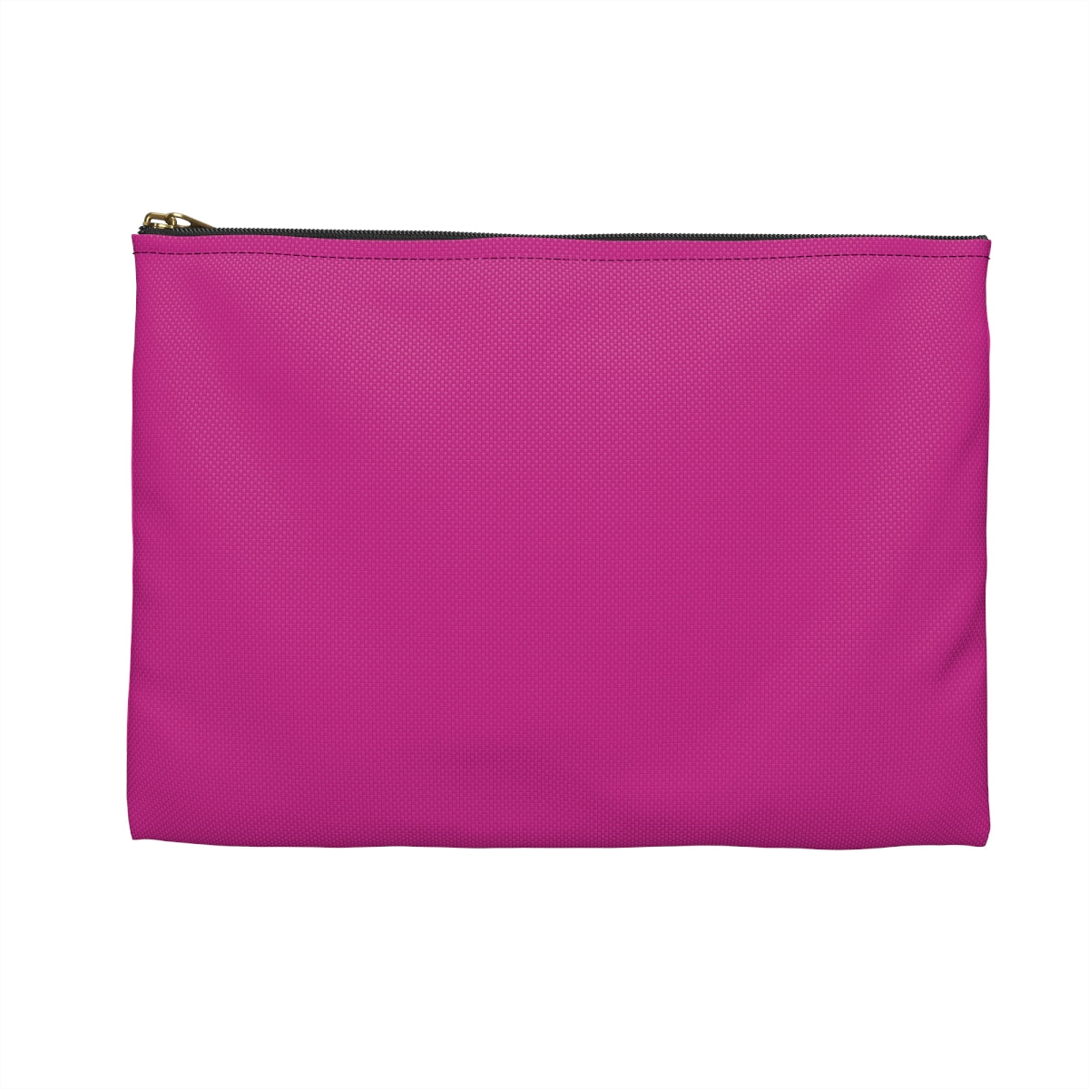 Flat Zipper Pouch - Makeup on Magenta