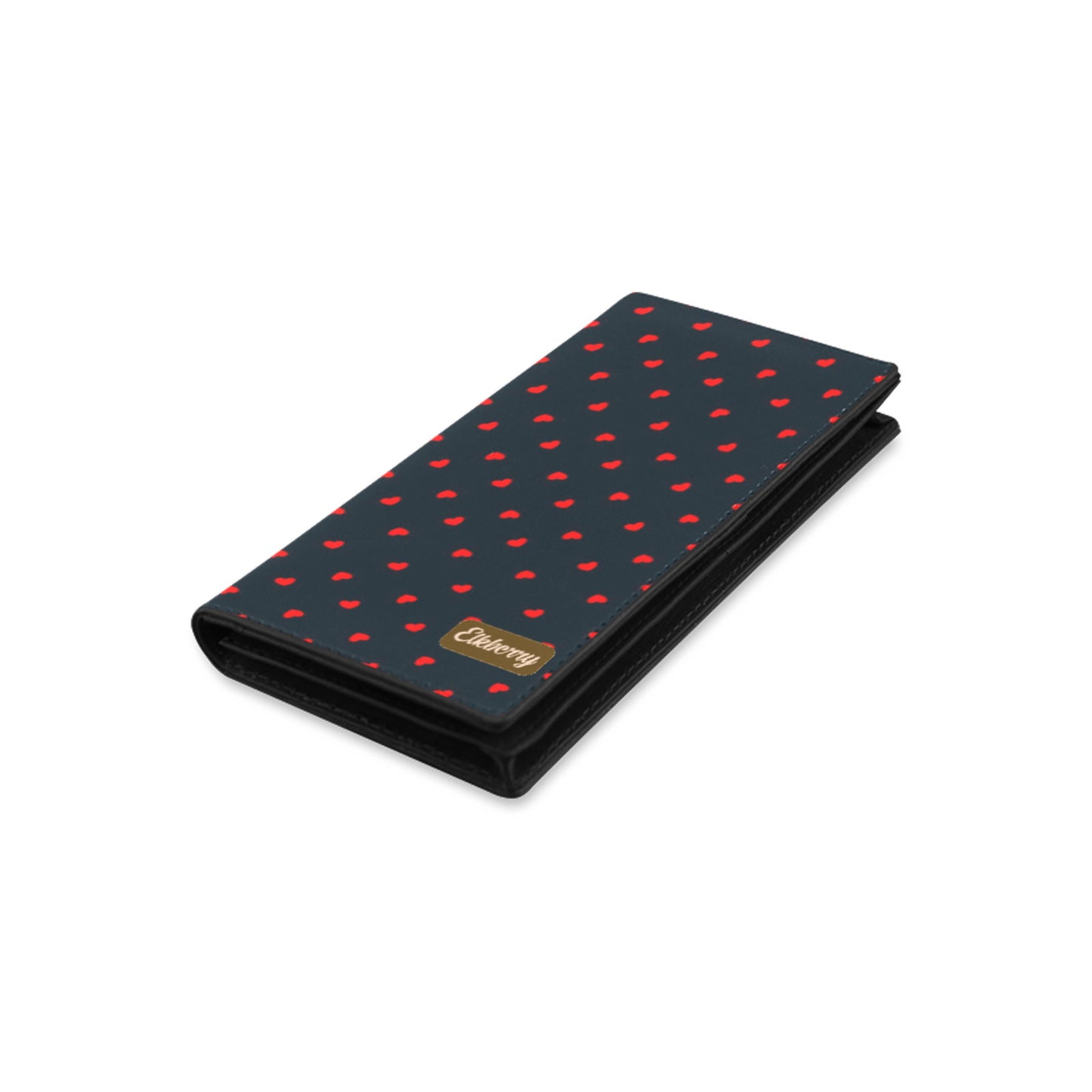 Hearts - Red & Navy Bifold Wallet