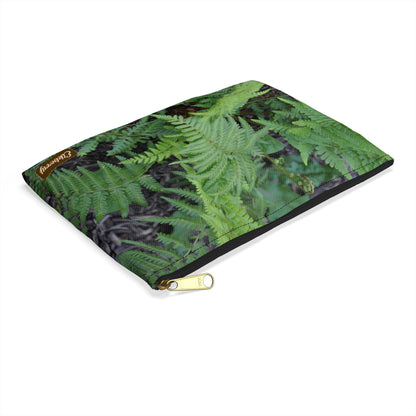 Flat Zipper Pouch - Ferns