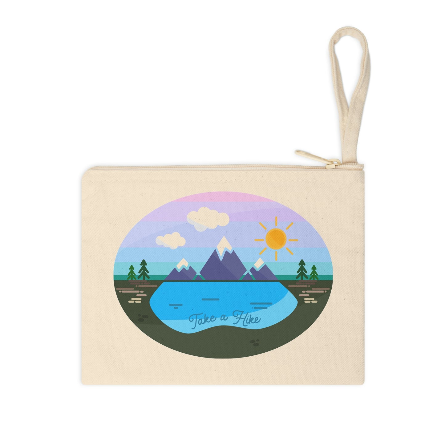 Cotton Zipper Pouch - Take a Hike