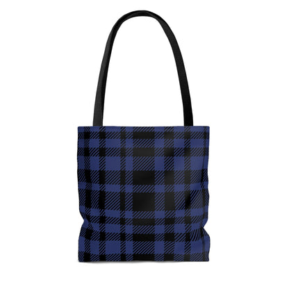 Lightweight Tote Bag - Blue Buffalo Check, Blue Plaid