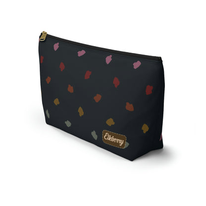 Big Bottom Zipper Pouch - Elkberry Rainbow