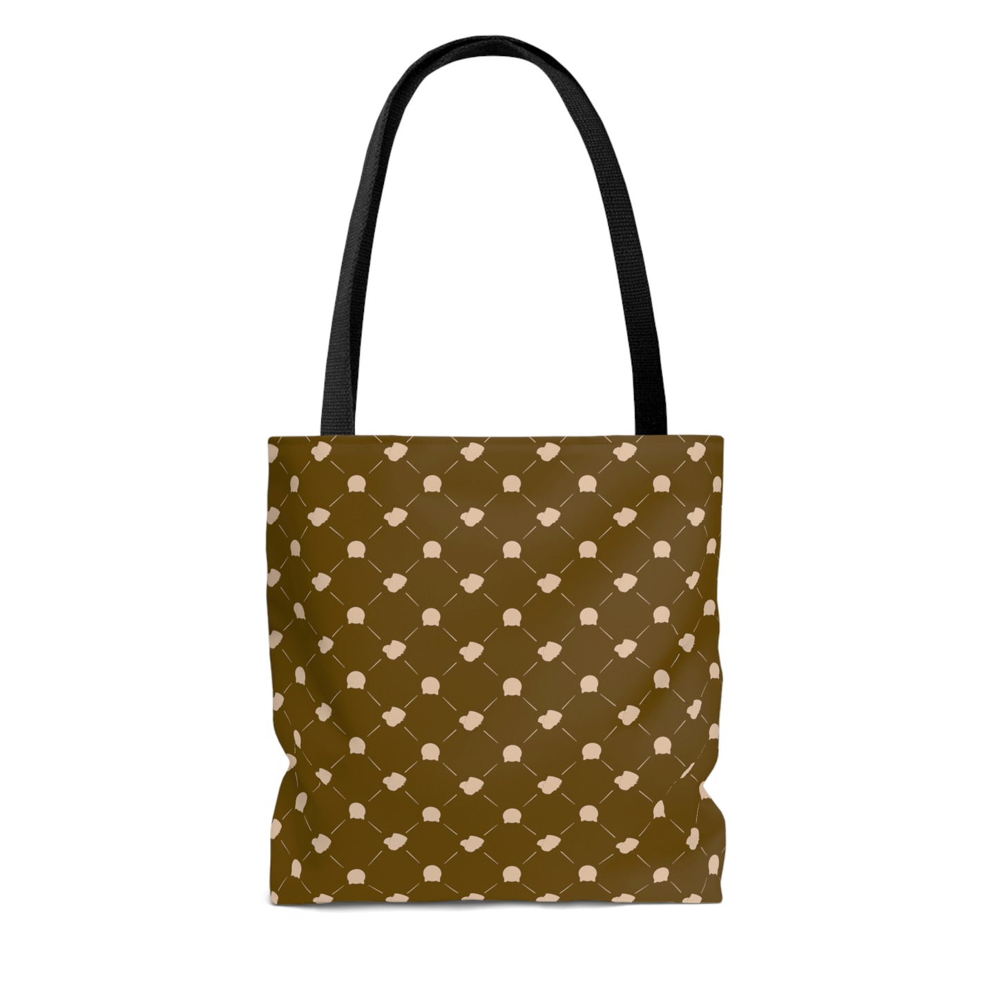 Lightweight Tote Bag - Cat & Dog in Mustard