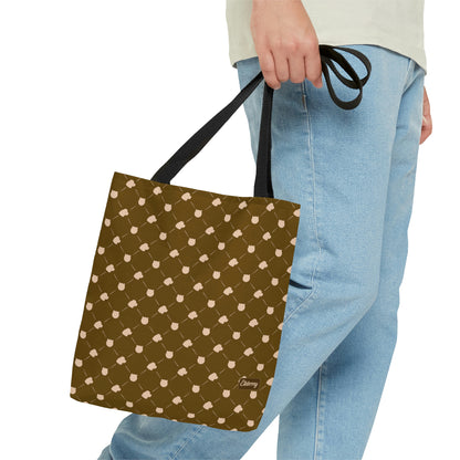 Lightweight Tote Bag - Cat & Dog in Mustard