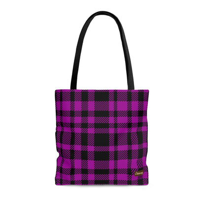 Lightweight Tote Bag - Pink Buffalo Check, Pink Plaid