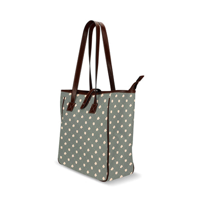 Cat & Dog - Sage Classic Tote Handbag