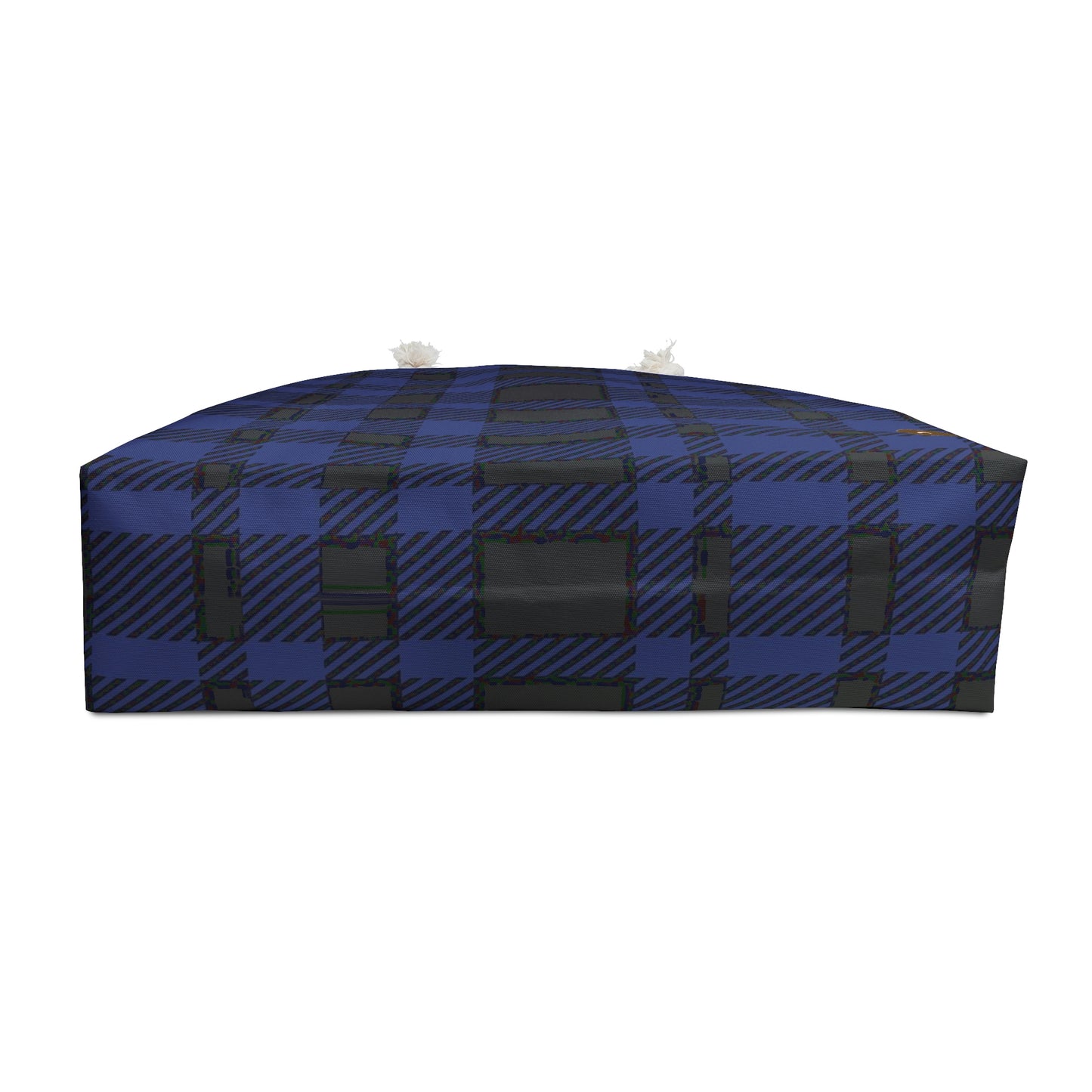 Weekender Tote Bag - Blue Buffalo Check, Blue Plaid