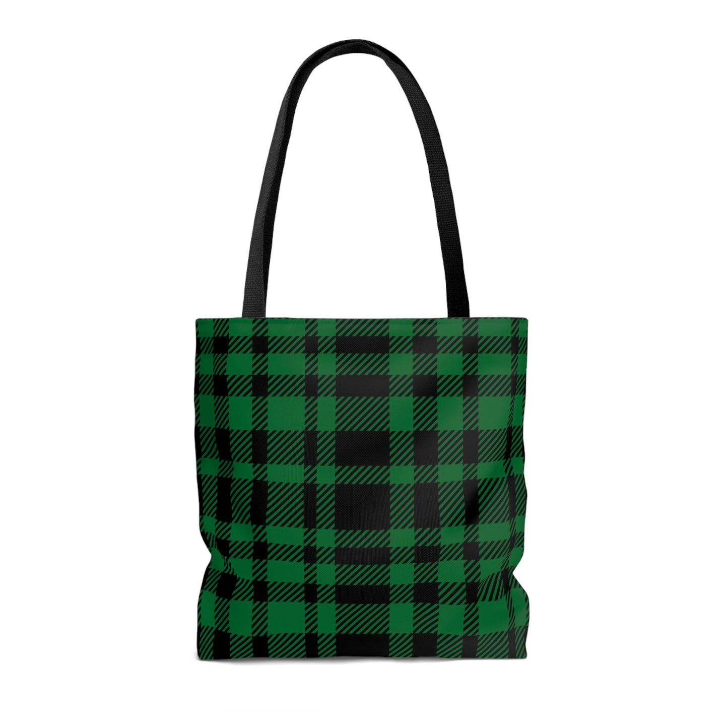 Lightweight Tote Bag - Green Buffalo Check, Green Plaid