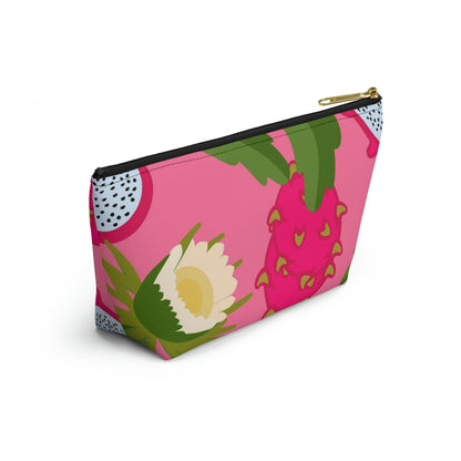 Big Bottom Zipper Pouch - Dragonfruit