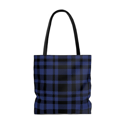 Lightweight Tote Bag - Blue Buffalo Check, Blue Plaid