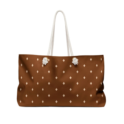 Weekender Tote Bag - Diamonds on Pumpkin