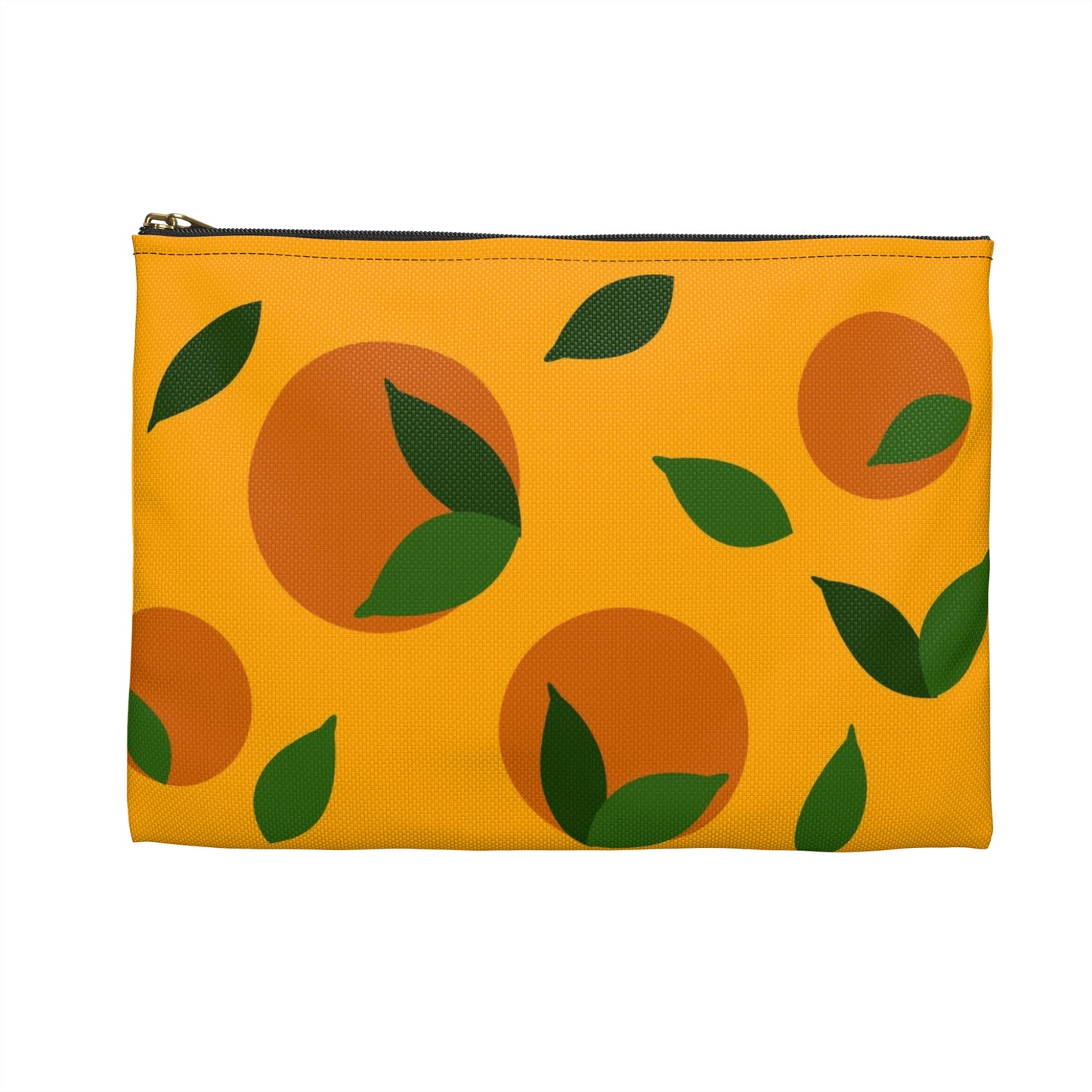 Flat Zipper Pouch - Oranges