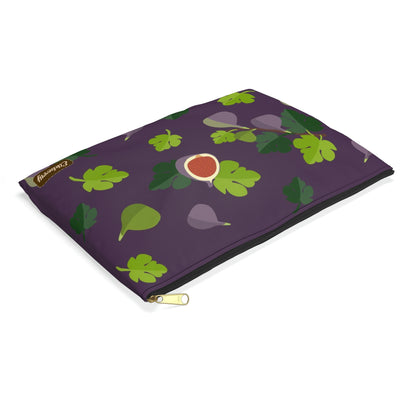 Flat Zipper Pouch - Figs