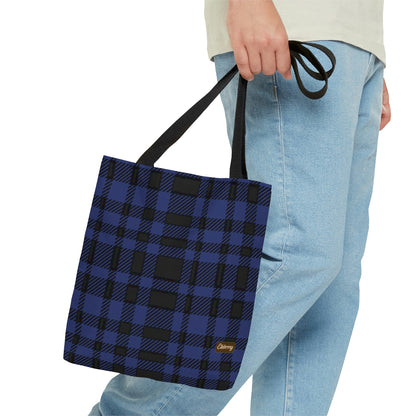 Lightweight Tote Bag - Blue Buffalo Check, Blue Plaid