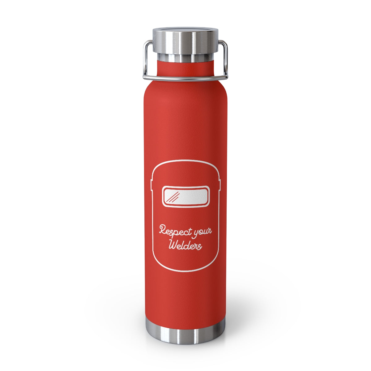 Respect Your Welders - Copper Vacuum Insulated Bottle, 22oz