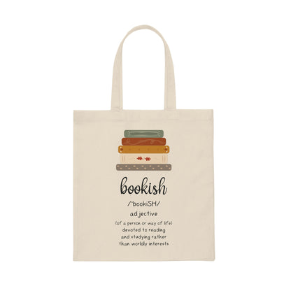 Canvas Tote Bag - Bookish Definition