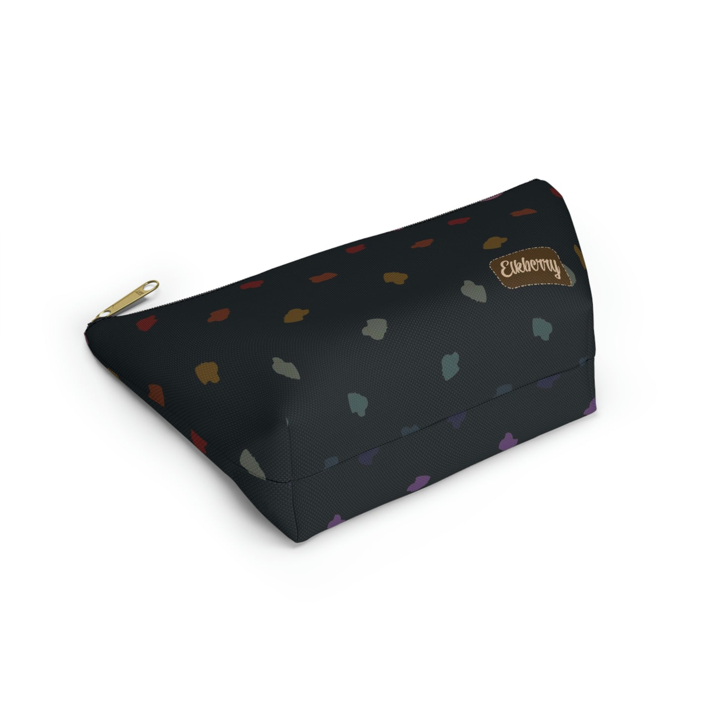 Big Bottom Zipper Pouch - Elkberry Rainbow