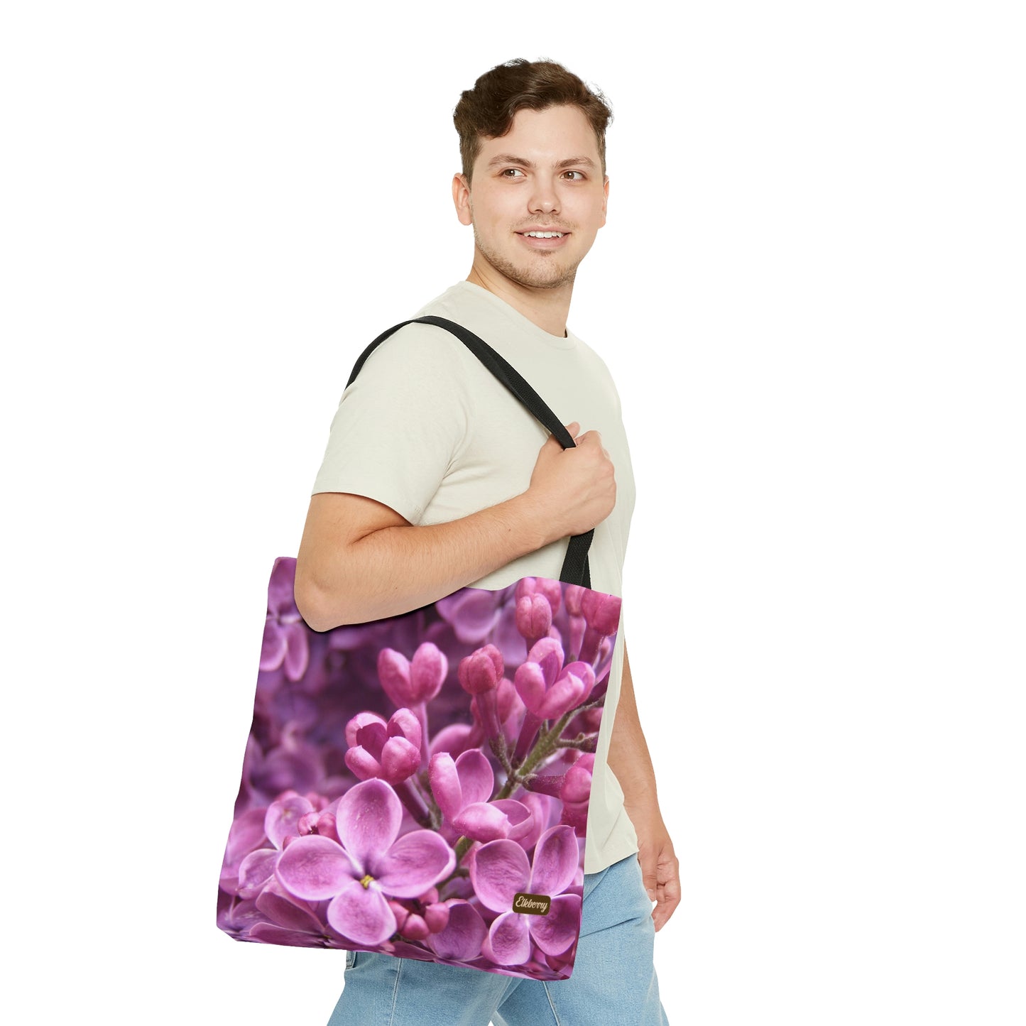 Lightweight Tote Bag - Lilacs in Bloom