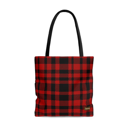 Lightweight Tote Bag - Red Buffalo Check, Red Plaid