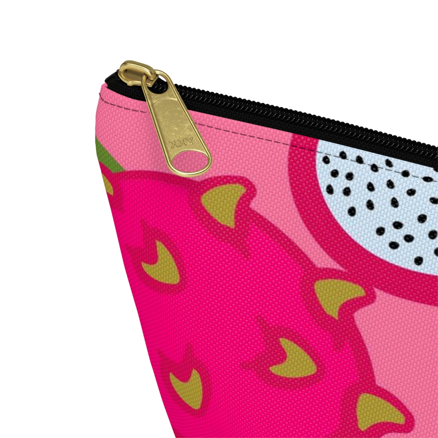 Big Bottom Zipper Pouch - Dragonfruit