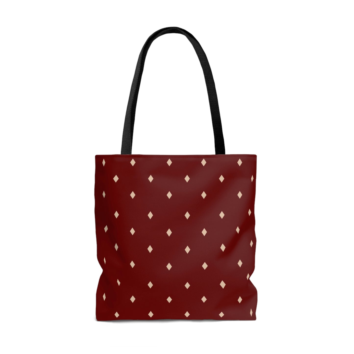 Lightweight Tote Bag - Diamonds on Berry