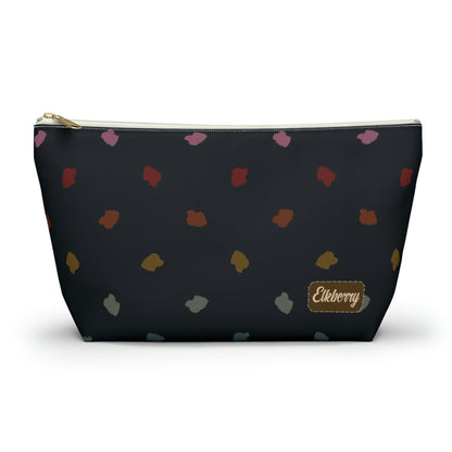 Big Bottom Zipper Pouch - Elkberry Rainbow