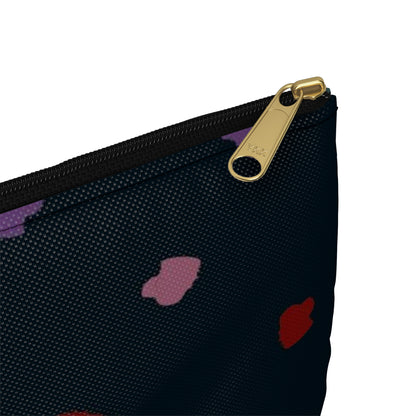 Flat Zipper Pouch - Elkberry Rainbow