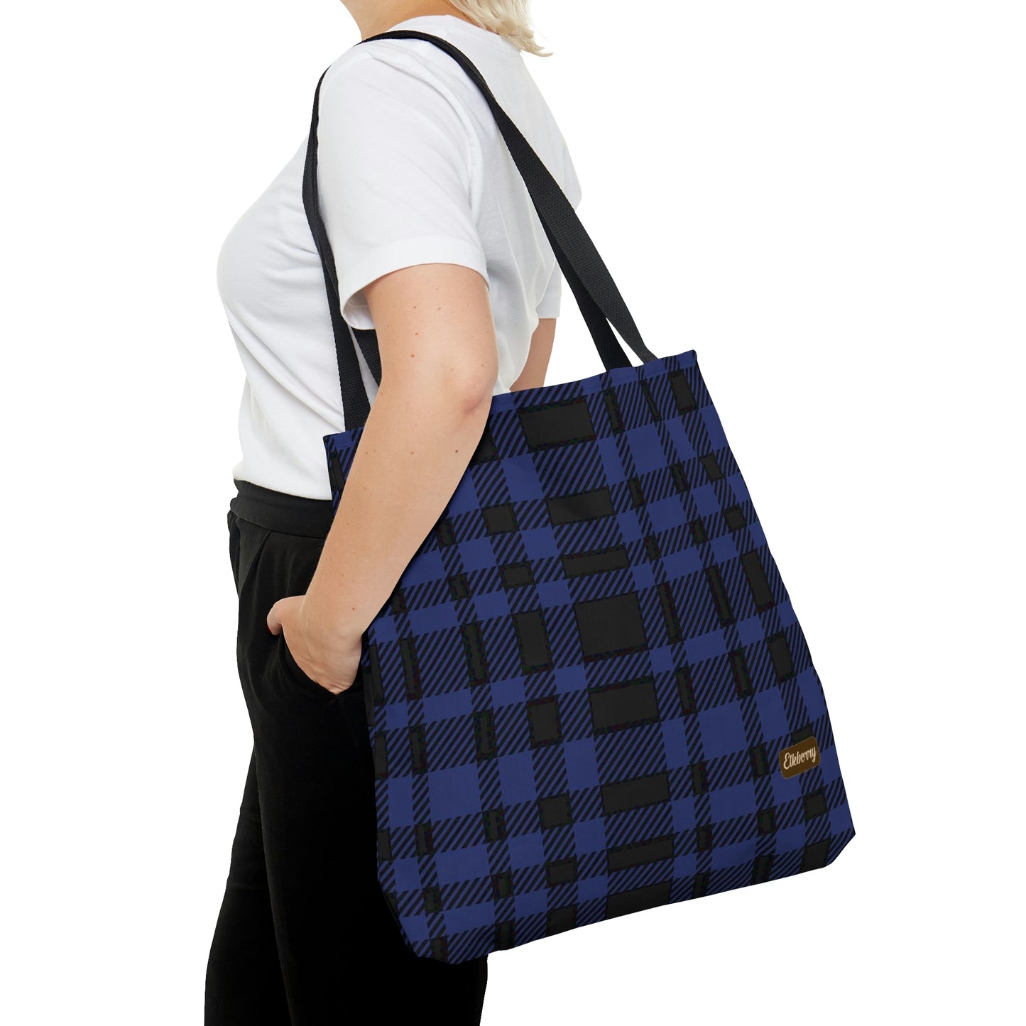 Lightweight Tote Bag - Blue Buffalo Check, Blue Plaid