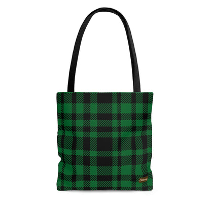 Lightweight Tote Bag - Green Buffalo Check, Green Plaid