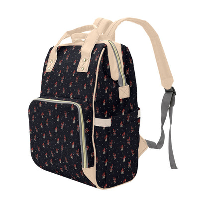 Mushroom Family - Cream Multi-Function Backpack